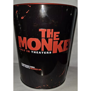 Cinemark Exclusive 2025 The Monkey Tin Popcorn Bucket Stephen King Horror